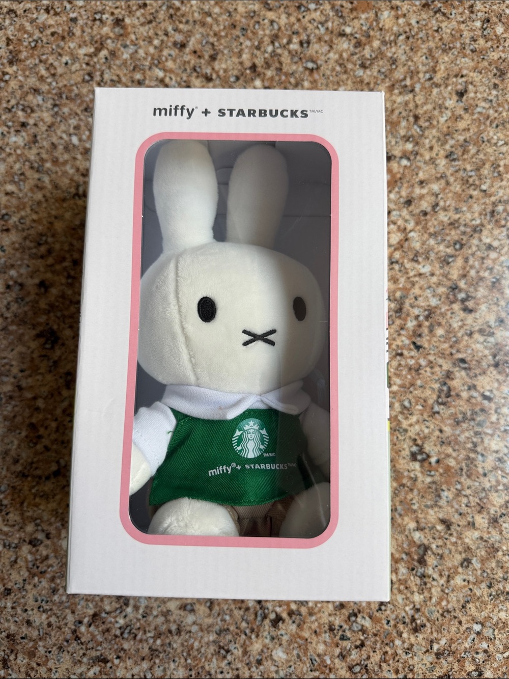 miffy x STARBUCKS Plush Bunny in Green Apron